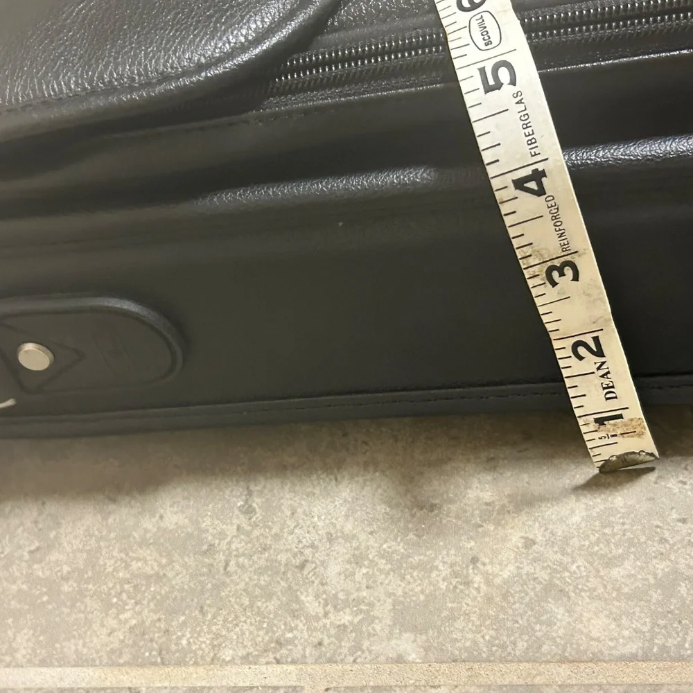 Dell Leather Laptop Bag - Black